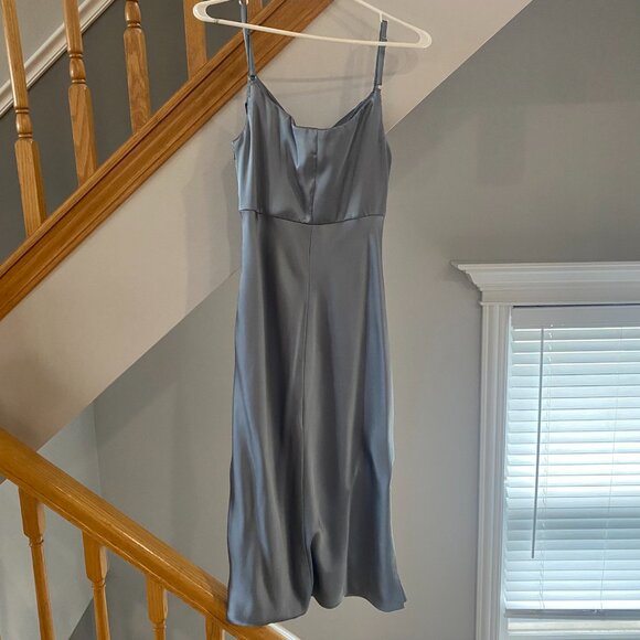 Revelry Skye Midi Satin Dress, Size 8 - Picture 4 of 5